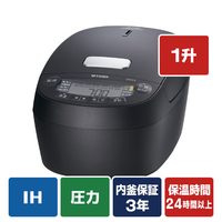 タイガー 圧力IHジャー炊飯器 オフブラック JPV-L180KO