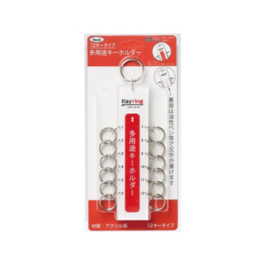 光 アイテック 多用途キーホルダー 12キータイプ 150×35mm FCM0402-KTY-12-イメージ1