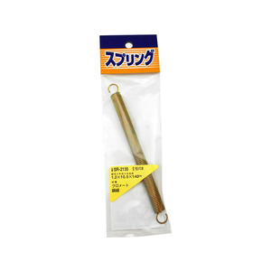 WAKI(和気産業) 鉄引きバネ 1.2×10.5×140mm FC22100-SR-2135-イメージ1