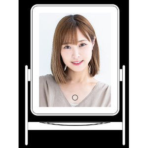 トレードワン LEDライトアップ卓上ミラー 電池式 ホワイト 30820LEDﾗｲﾄｱﾂﾌﾟﾀｸｼﾞﾖｳﾐﾗ--イメージ6