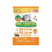 アイシア MiawMiaw カリカリ小粒 シニア猫用 かつお味 270g FC876PM-MDS-6