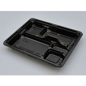 シーピー化成 CZ-222-1 BS黒 本体(N) 弁当容器 50枚 FCG390V-00554098-イメージ2