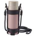 ReachWill魔法瓶 ステンレス製おでかけマグボトルボトル ホルダー付(480ml) ピンク REC-H48DPK