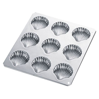 タイガークラウン ギルア マドレーヌ型 コックシェル型 9P No.999 FC608LK-3898900