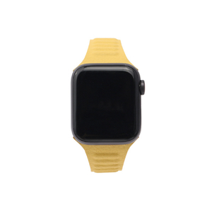 WEARPLANET Apple Watch 49/46/45/44/42mm用Slim Line マグネットリンクバンド Chrome Yellow WP23194AWYL-イメージ1