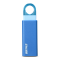 BUFFALO USB3．1(Gen1)/USB3．0対応 ノック式USBメモリー(16GB) ブルー RUF3-KS16GA-BL