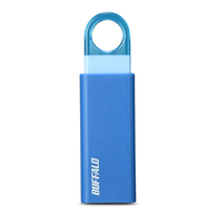 BUFFALO USB3．1(Gen1)/USB3．0対応 ノック式USBメモリー(16GB) ブルー RUF3-KS16GA-BL