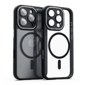 miak iPhone 16 Pro Max用レンズガード一体型MagSafe対応クリアケース ブラック MA27195I16PM