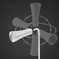 トレードワン 30821 USB充電式 2WAYマグネットスタンドライト ランプ