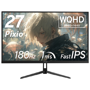 Pixio 27型ゲーミング液晶ディスプレイ ブラック PX278WAVE-PW Pixio 27型ゲーミング液晶ディスプレイ ブラック PX278WAVE-PW