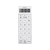 dretec/電卓付バイブタイマー ホワイト CL-124WT FC459XX-2708339-イメージ1