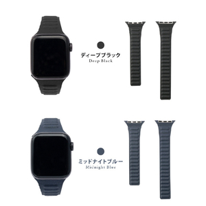 WEARPLANET Apple Watch 49/46/45/44/42mm用Slim Line マグネットリンクバンド Ciel Blue WP23195AWCB-イメージ12