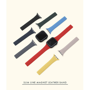 WEARPLANET Apple Watch 49/46/45/44/42mm用Slim Line マグネットリンクバンド Ciel Blue WP23195AWCB-イメージ4