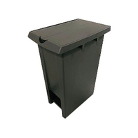 Ｅ－ＣＯＮ サンコー エコンダストボックス ペダル式ジョイント #37 2枚蓋 ブラウン FC212LC-1086010