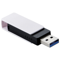 エレコム USBメモリ(128GB) ホワイト MFRMU3B128GWH