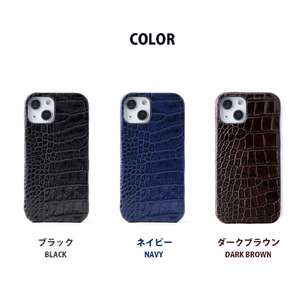 ABBI SIGNATURE iPhone 15 Pro用LIPARI イタリアンレザー MagSafe対応バックカバー ダークブラウン ABS26195I15PR-イメージ13