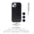 ABBI SIGNATURE iPhone 15 Pro用LIPARI イタリアンレザー MagSafe対応バックカバー ダークブラウン ABS26195I15PR-イメージ4
