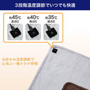 エルパ ホットマット USB電源式 シルバー UHM-KDR01SL-イメージ11