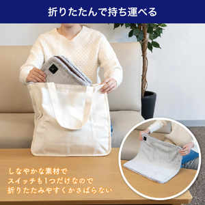 エルパ ホットマット USB電源式 シルバー UHM-KDR01SL-イメージ8