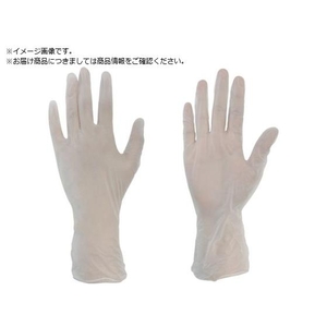 トラスコ中山 TRUSCO/使い捨てビニール手袋 プラスチック手袋 粉付L クリア FCB804B-2447812-イメージ1