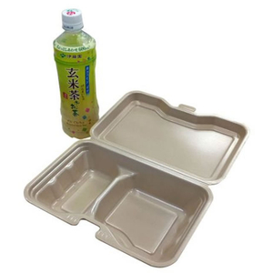シーピー化成 弁当容器 VK-612-2キャメル 50枚 FCG392V-00569741-イメージ4