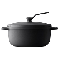 バーミキュラ オーブンポット2 18cm(セルフスタンディングリッド) バーミキュラ マットブラック OP2R18SBK