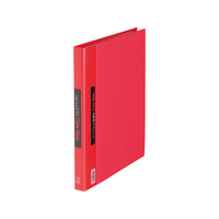 キングジム クリアーファイルカラーベース差替式A4 30穴 背幅25 赤 1冊 F804960-139ｱｶ