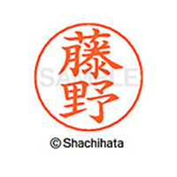シヤチハタ ネームペン用ネーム シルバー 既製 藤野 FC47522-X-GPS-1751