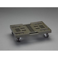 エスコ コンテナキャリー OD色 50L用 534×370mm 150kg FCX4227-EA520AB-15