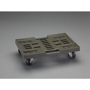 エスコ コンテナキャリー OD色 50L用 534×370mm 150kg FCX4227-EA520AB-15-イメージ1