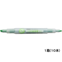 ゼブラ 蛍光オプテックス2 EZ 緑 10本 1箱(10本) F883591-WKT11-G