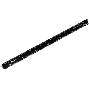 新潟精機 三角スケール 建築士用 NANO 15cm FC722NJ-NSB-15BK-イメージ1