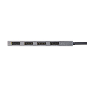 サンワサプライ USB Type-C USB2．0 4ポート スリムハブ シルバー USB-2TCH23SN-イメージ4
