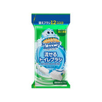 ジョンソン 流せるトイレブラシ フローラルソープ 替え 12個 FCV3948