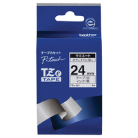ブラザー ラミネートテープ(黒文字/白/24mm幅) ピータッチ TZE-251