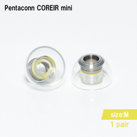 日本ディックス Pentaconn COREIR mini STAINLESS STEEL Mサイズ 1ペア Yellow PTM11-M
