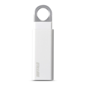 BUFFALO USB3．1(Gen1)/USB3．0対応 ノック式USBメモリー(16GB) ホワイト RUF3-KS16GA-WH-イメージ1