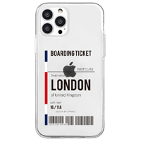 Dparks iPhone 13 Pro用ソフトクリアケース City london DS21197I13P