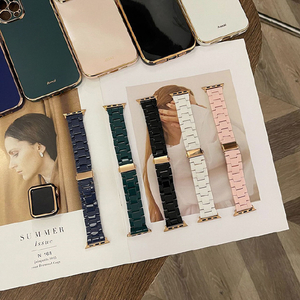 GAACAL Apple Watch Series 1-8/SE1-2/Ultra [42/44/45/49mm]用プラスチックバンド ピンク Z00147PB-イメージ4