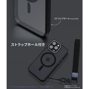 miak iPhone 16 Plus用レンズガード一体型MagSafe対応クリアケース ピンク MA27197I16PL-イメージ17