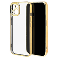 ラスタバナナ iPhone 15用極限保護TPUメタルフレームケース ゴールド 7596IP361TP