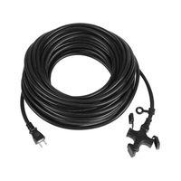 宏和工業 黒 2×1.25×20m 3口 マルチ FCF441A-KM10-20