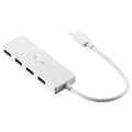 エレコム USB Type-C 4ポートUSB5Gbpsハブ しろちゃん U3HC-H040WF