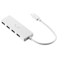 エレコム USB Type-C 4ポートUSB5Gbpsハブ しろちゃん U3HC-H040WF