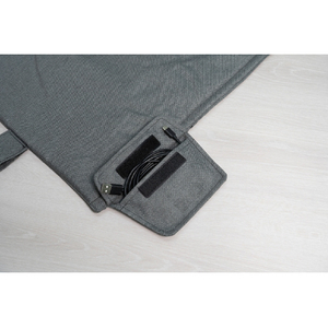 エルパ 折りたたみ式椅子用ヒーター グレー UHM-KDR02GY-イメージ7