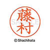 シヤチハタ ネームペン用ネーム シルバー 既製 藤村 FC47524-X-GPS-1753
