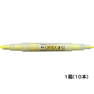ゼブラ 蛍光オプテックス2 EZ 黄 10本 1箱(10本) F883593-WKT11-Y-イメージ1