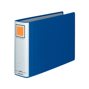 コクヨ チューブファイル〈エコツインR〉A4ヨコ とじ厚60mm 青 1冊 F804317-ﾌ-RT665B-イメージ1