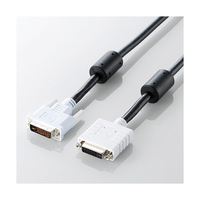 エレコム DVI延長ケーブル(アナログ/デジタル) 1．0m ブラック CAC-DVIE10BK