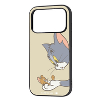 レイ・アウト iPhone 18 Pro用 / 17 Pro用 / トムとジェリー / maru 衝撃吸収 バンパー ハイブリッドケース / トムとジェリー_キャッチ RJ-WP58K4TB/TJ42